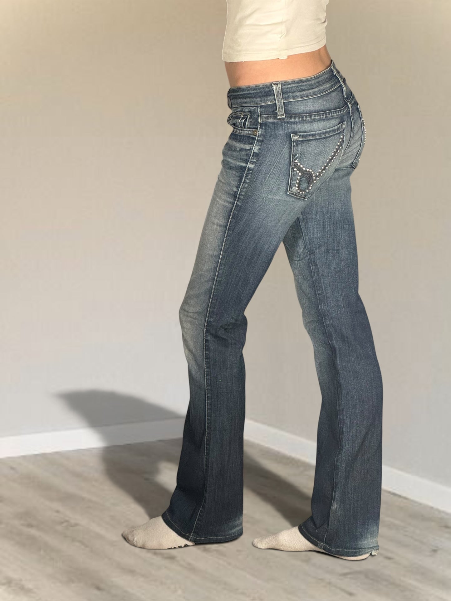Lågmidjade jeans stl: XS