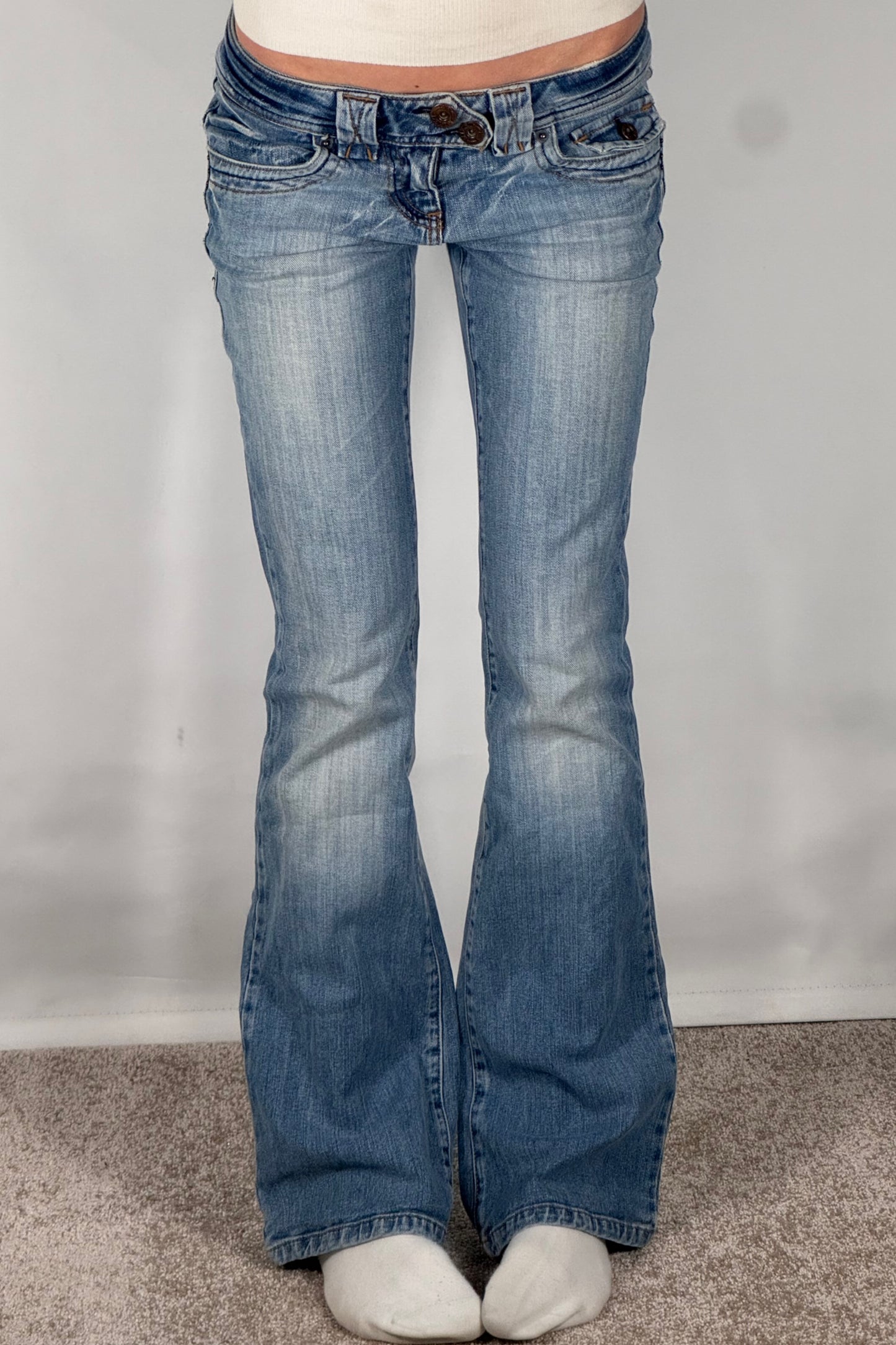Lågmidjade jeans stl: XS