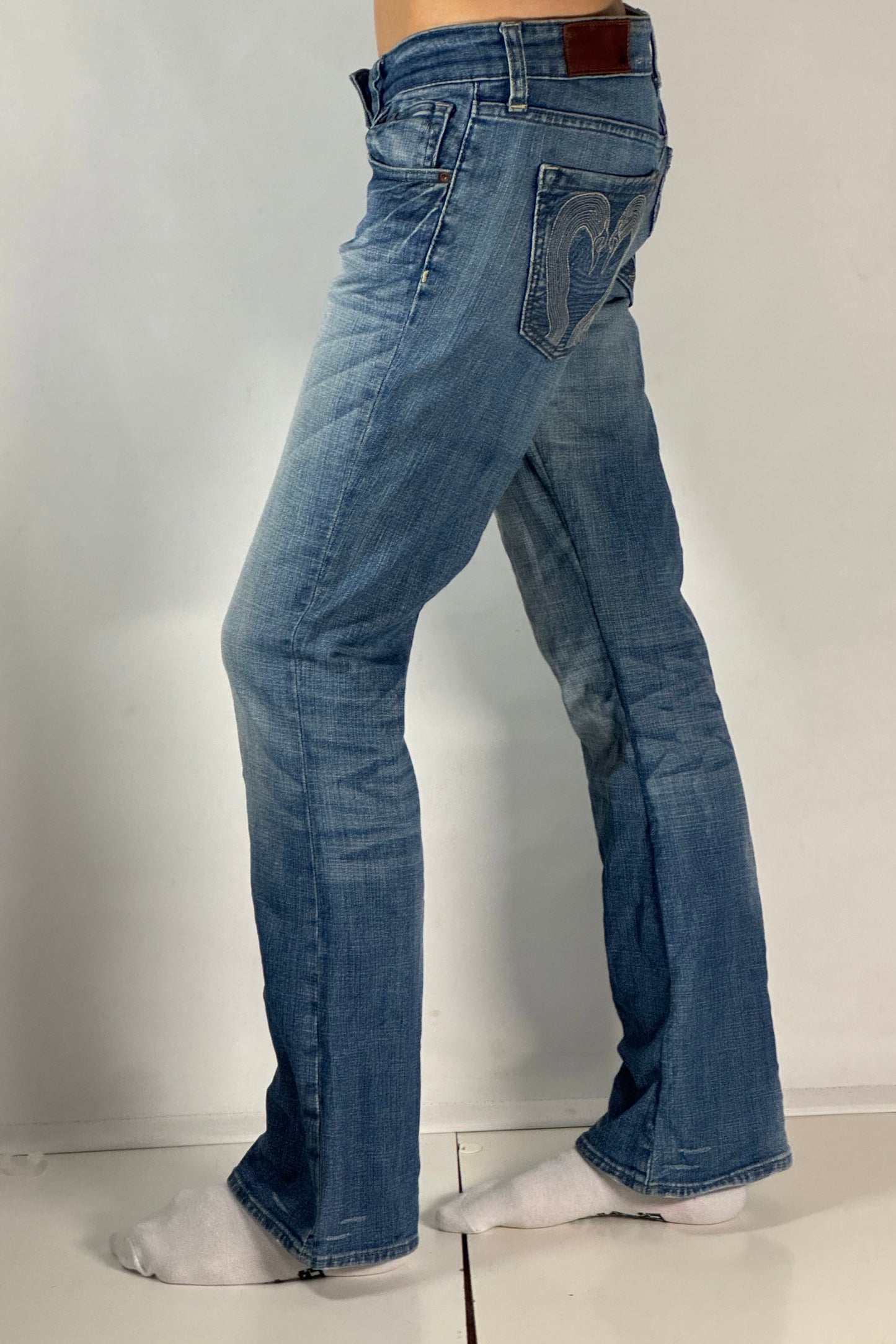 Lågmidjade jeans stl: S