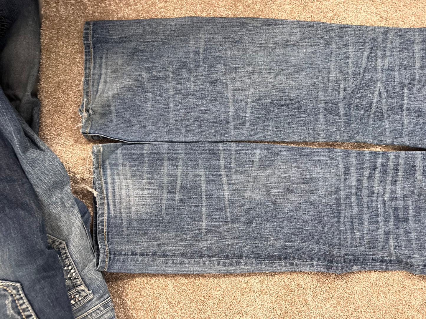 Lågmidjade jeans stl: S