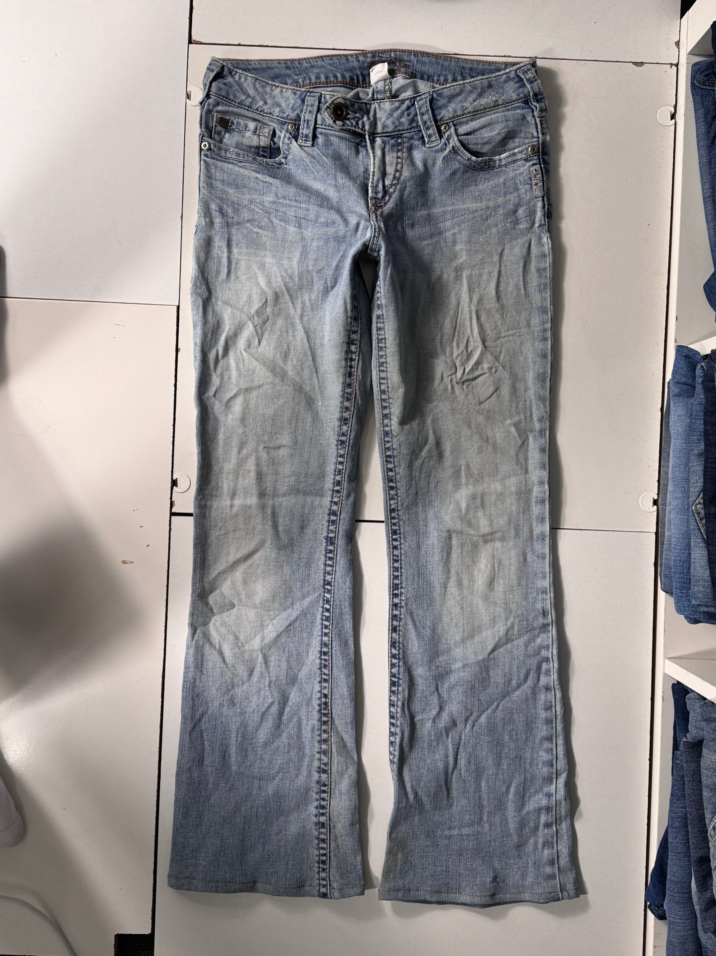 Lavtaljede jeans str: S