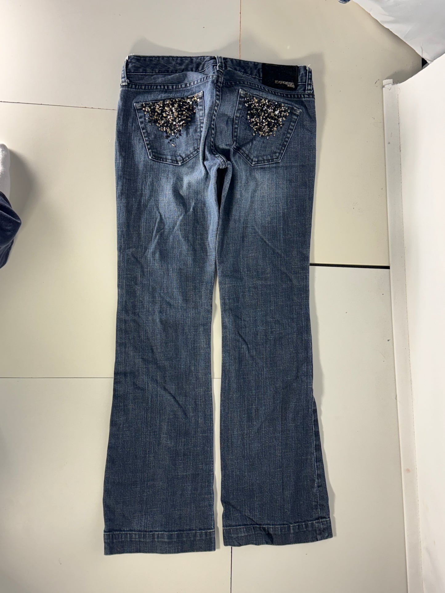 Lågmidjade jeans stl: S