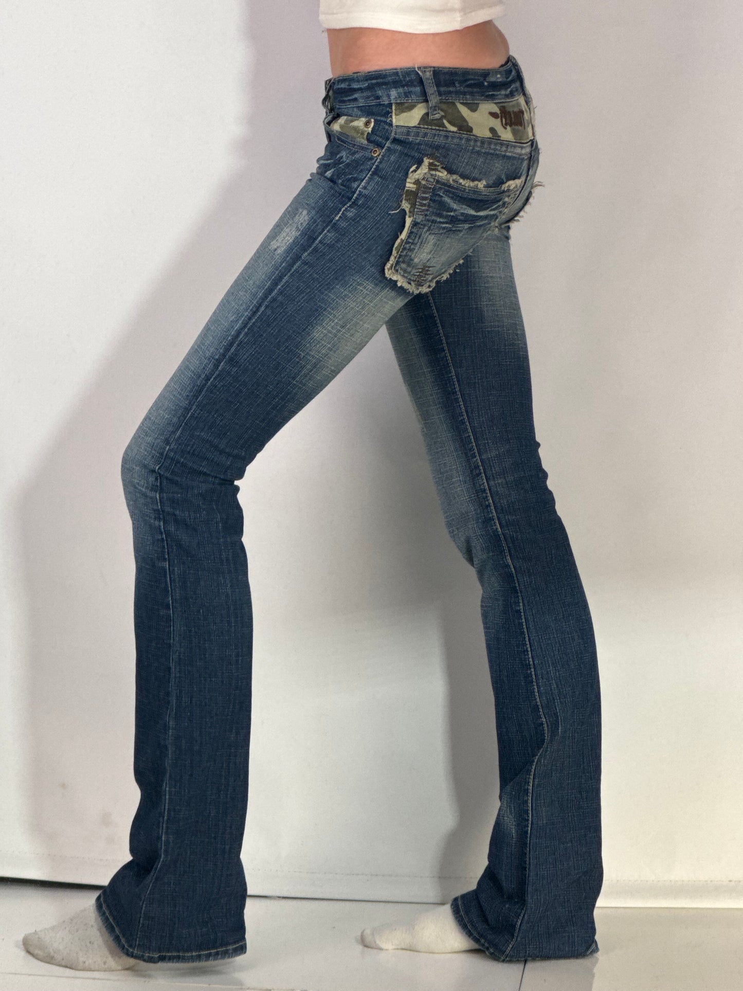 Lågmidjade jeans stl: XXS