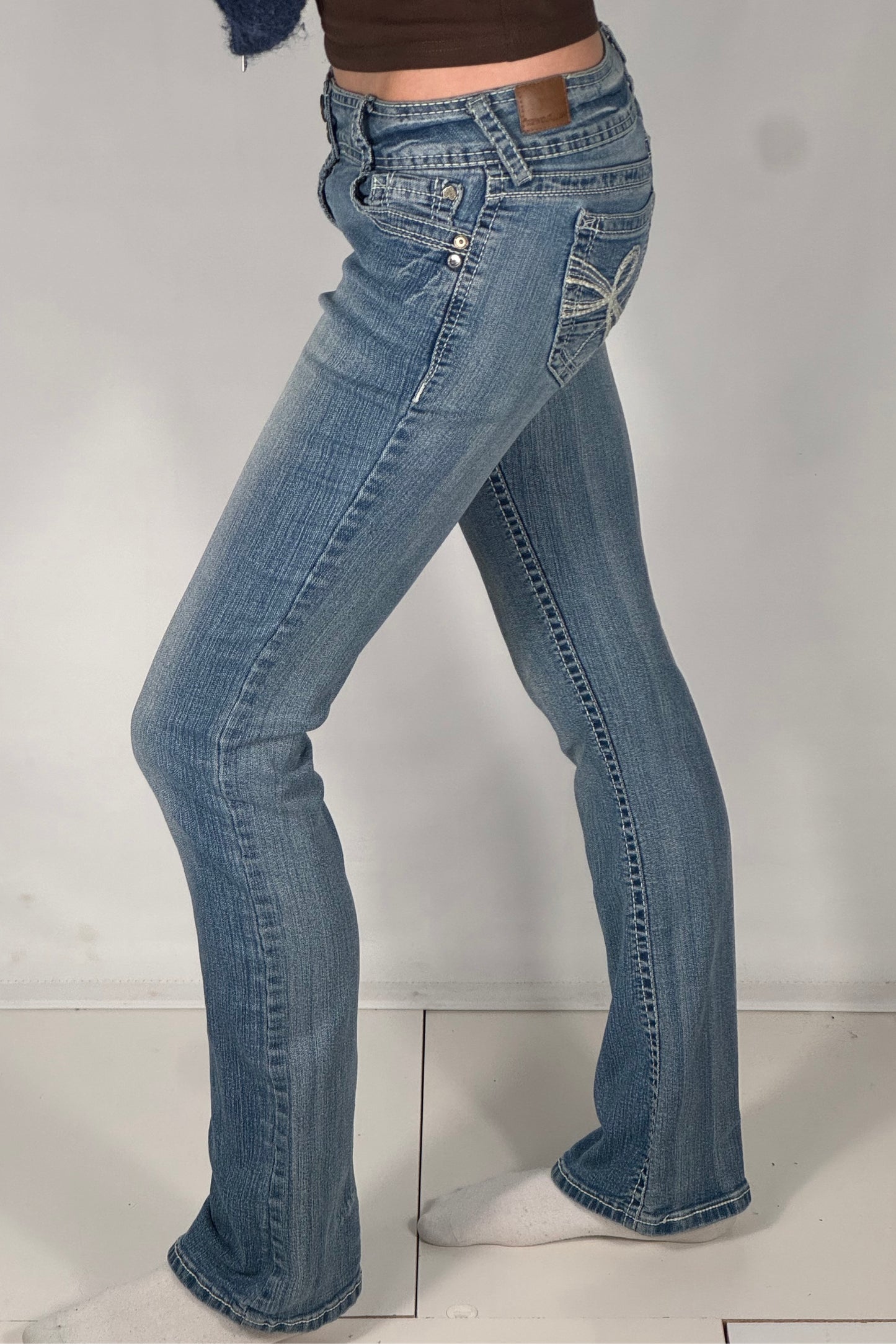 Lågmidjade jeans stl: XS