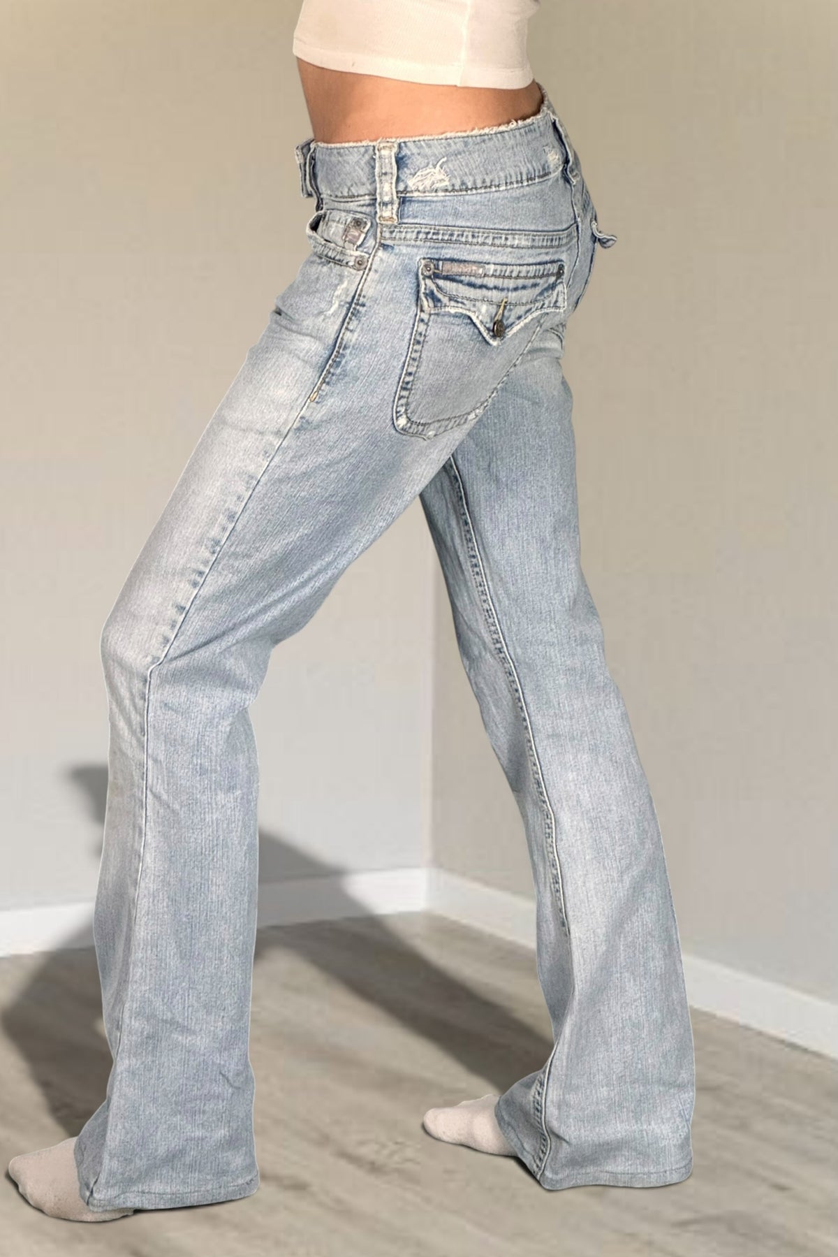 Lågmidjade jeans stl: S