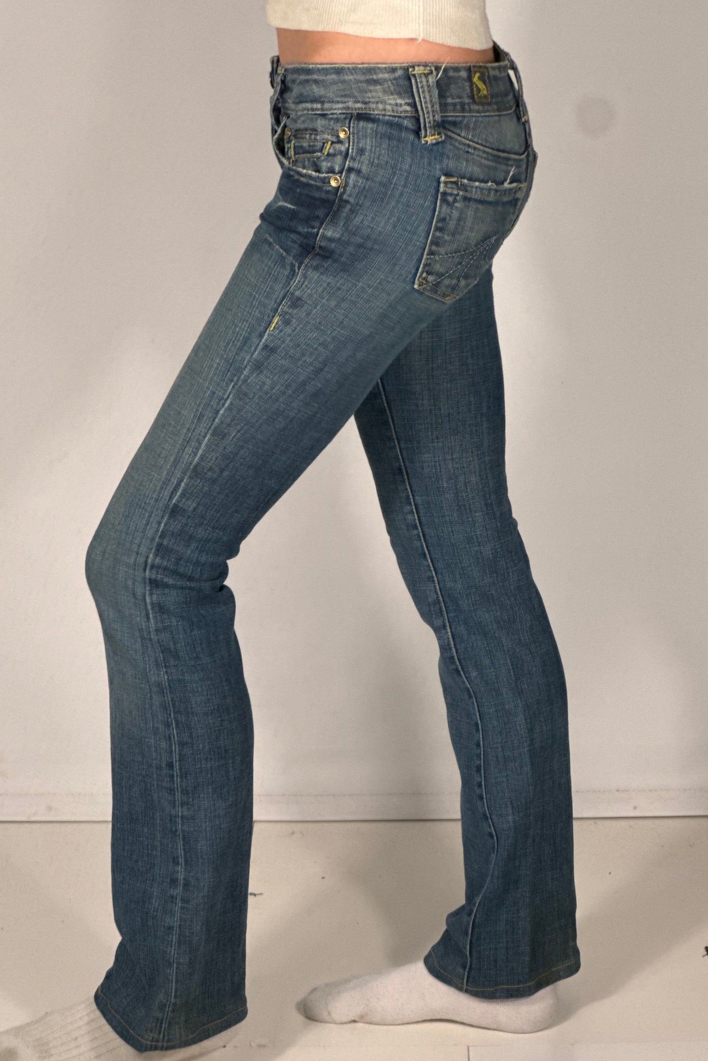 Lågmidjade jeans stl: XS