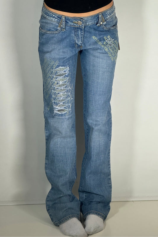 Lågmidjade jeans stl: S