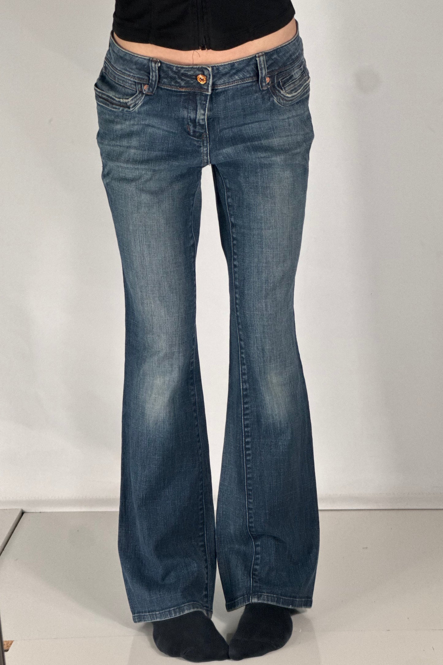 Lågmidjade jeans stl: M