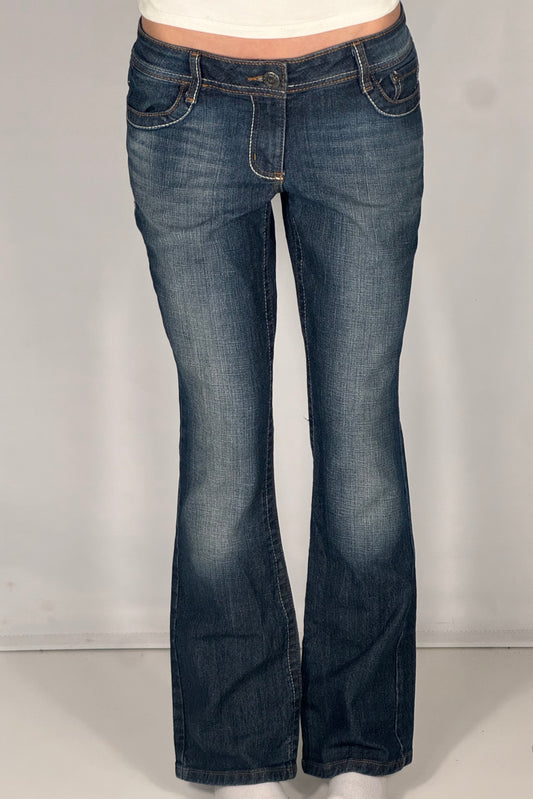 Lavtaljede jeans str: S
