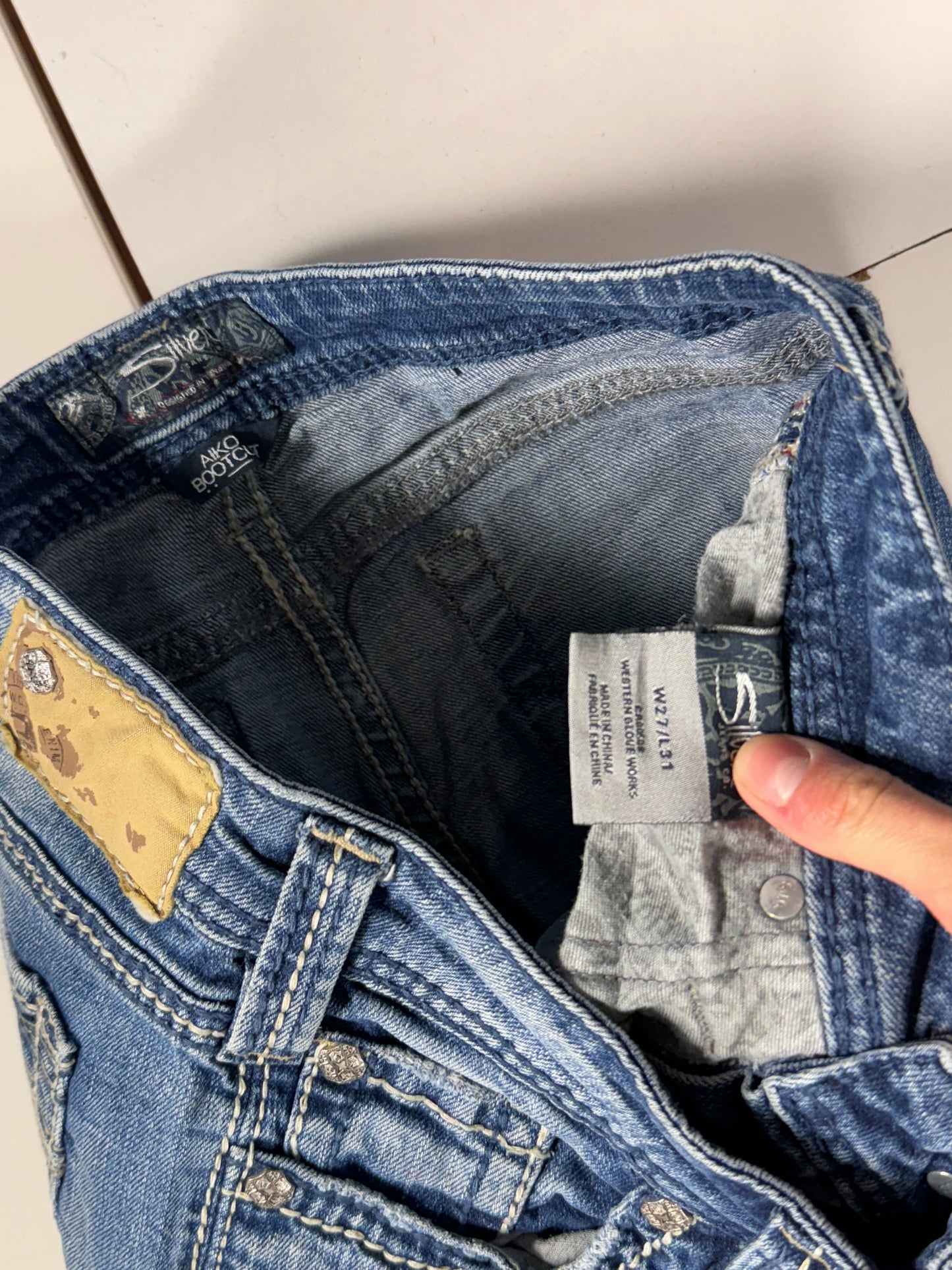 Lågmidjade jeans stl: XS