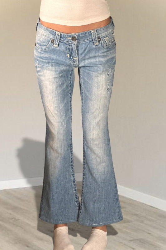 Lågmidjade jeans stl: S