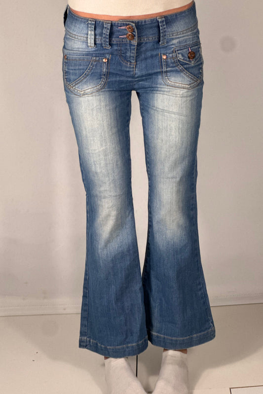 Lågmidjade jeans stl: XS/S