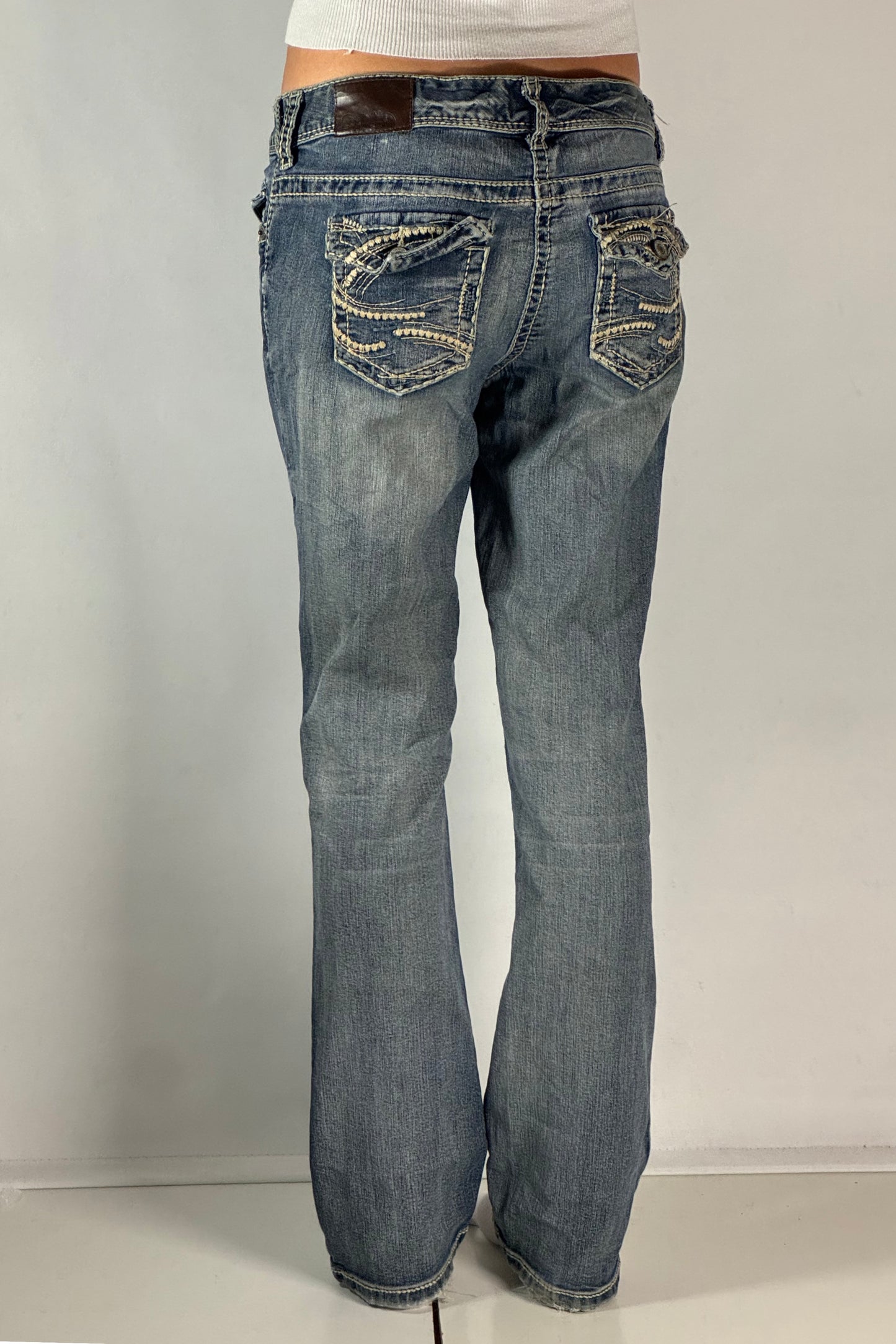 Lågmidjade jeans stl: S