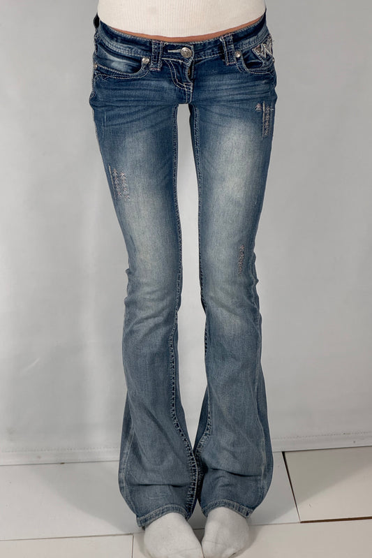 Lågmidjade jeans stl: XXS