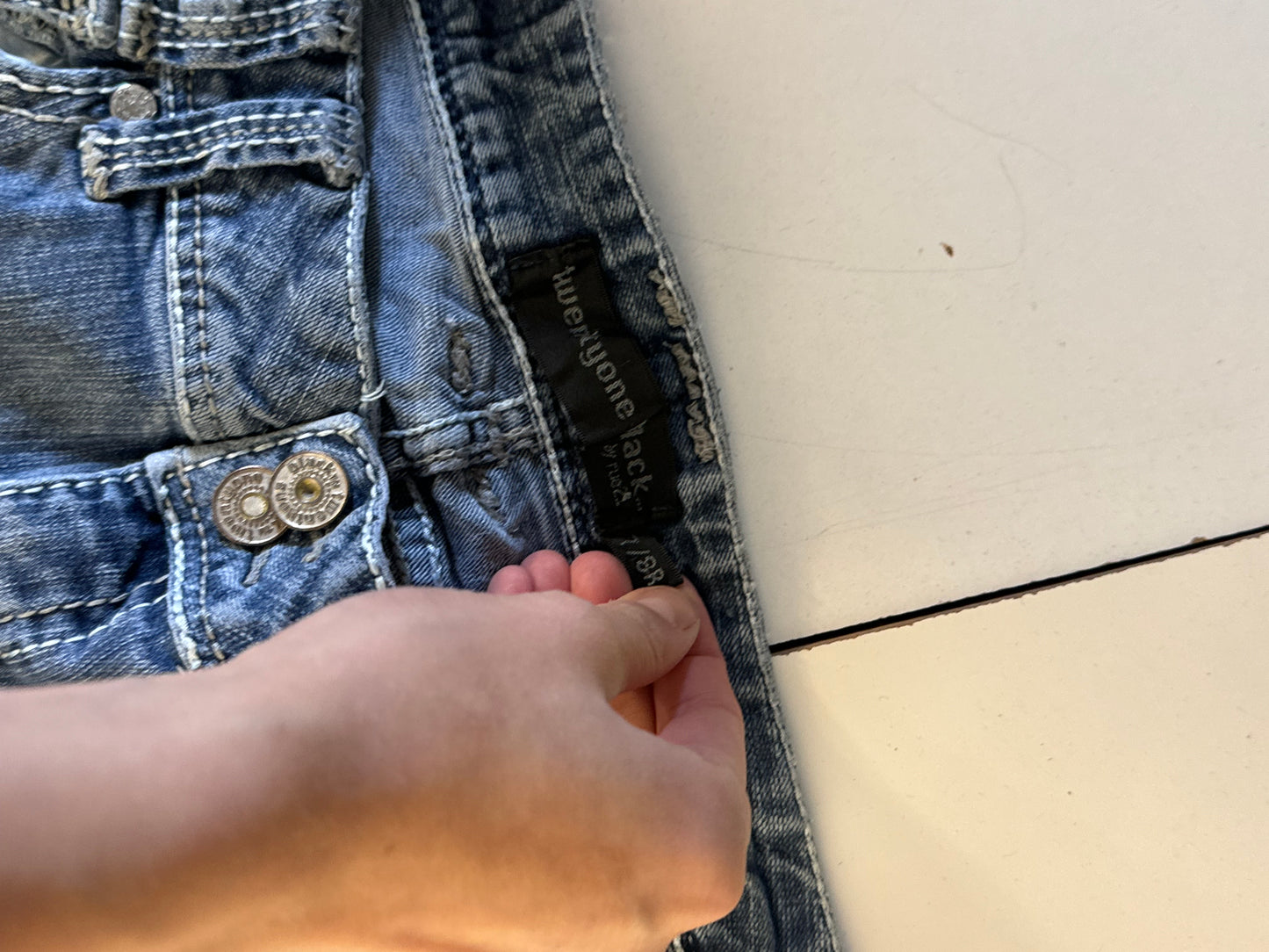 Lågmidjade jeans stl: S