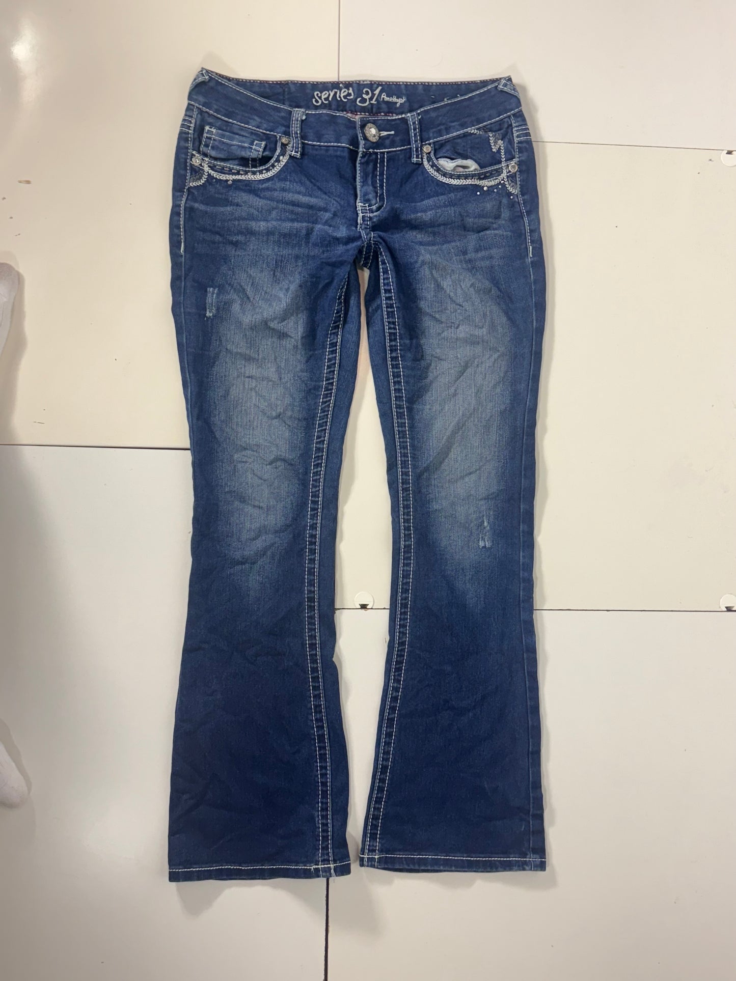 Lågmidjade jeans stl: S