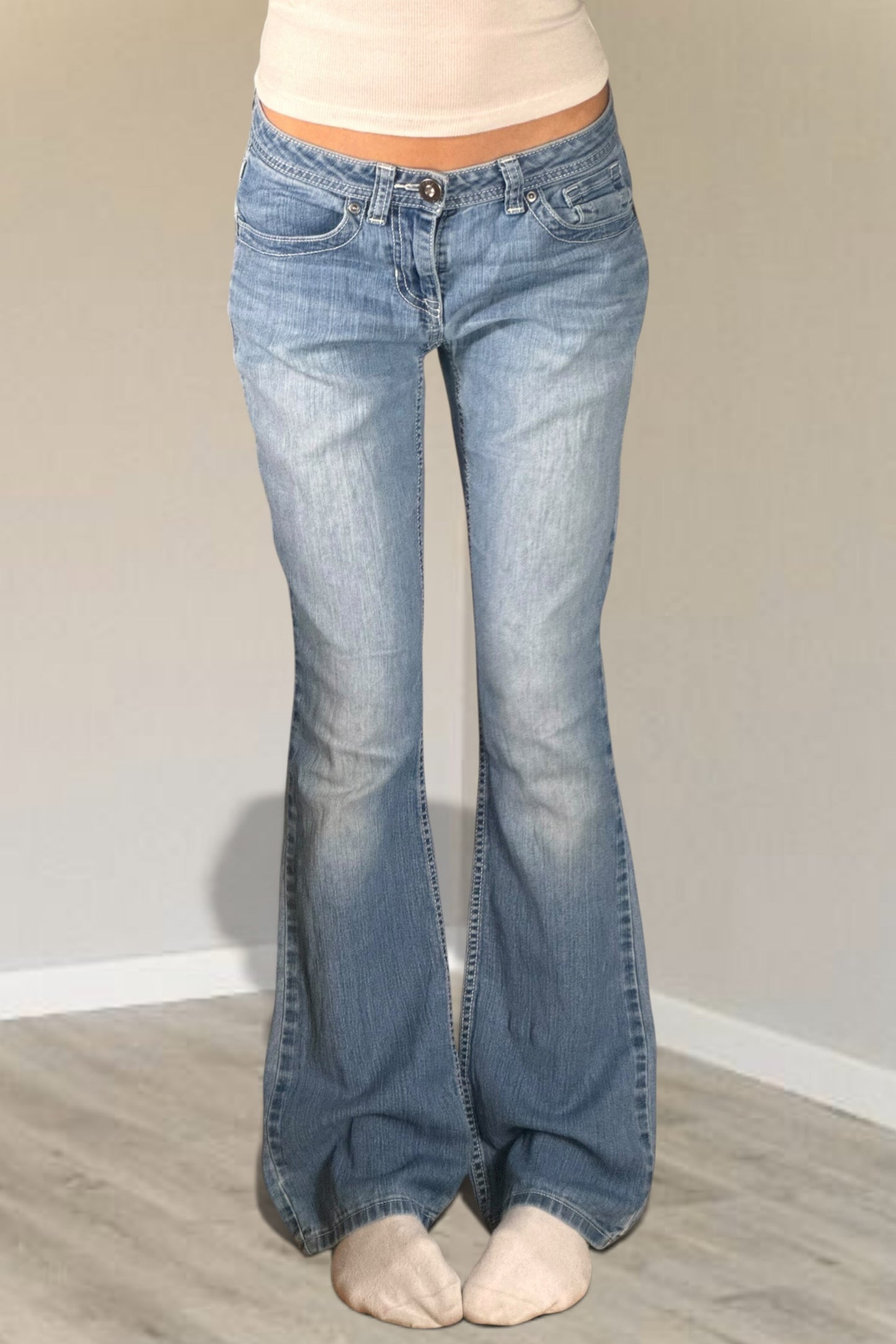 Lågmidjade jeans stl: S