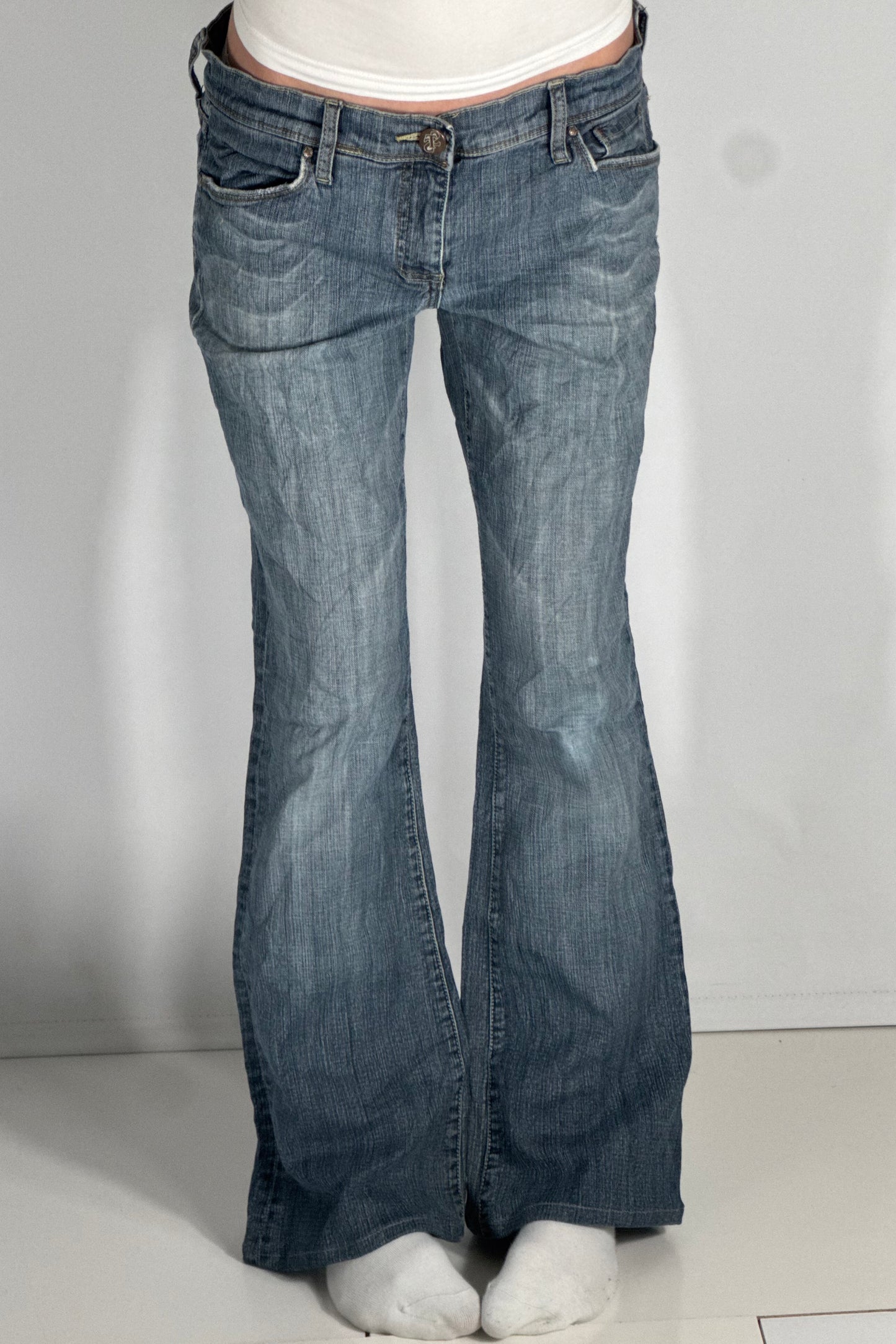 Lågmidjade jeans stl: S/M