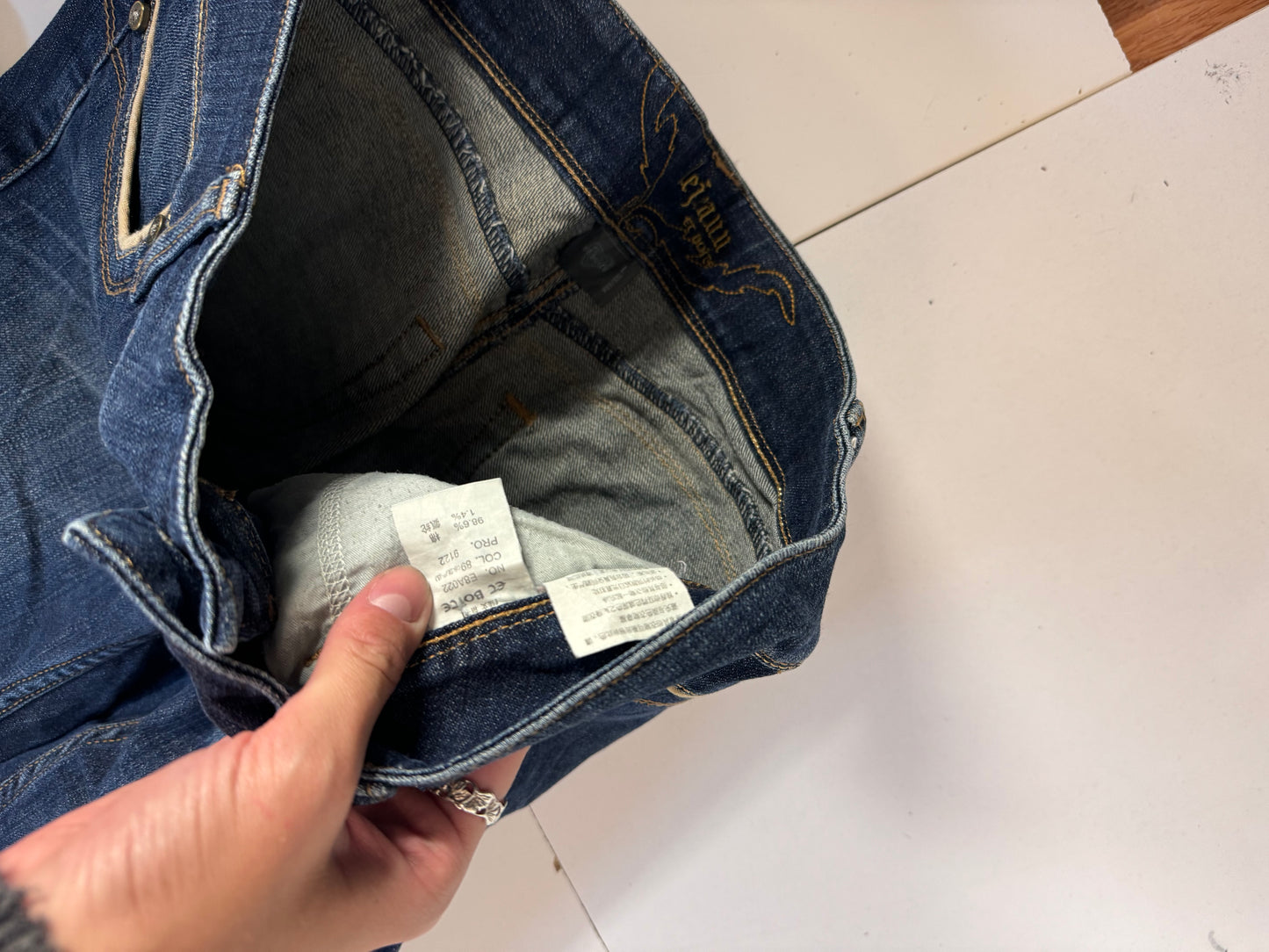 Lågmidjade jeans stl: XS