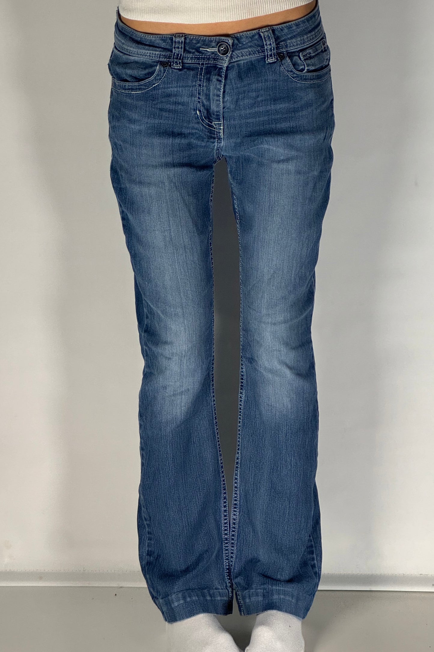 Lågmidjade jeans stl: S