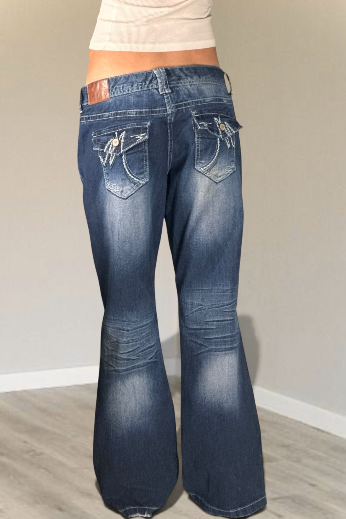 Lågmidjade jeans stl: M