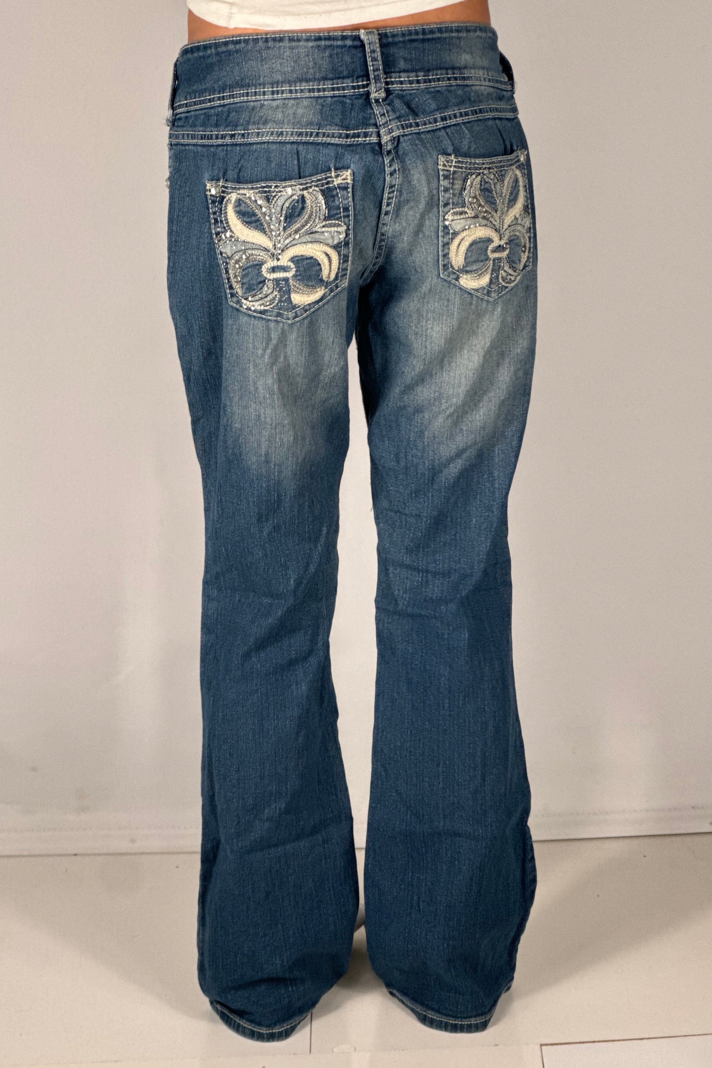 Lågmidjade jeans stl: S