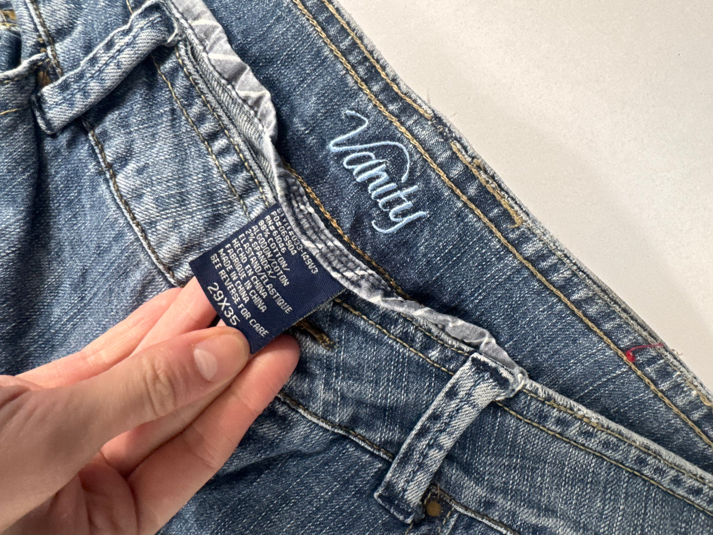 Lågmidjade jeans stl: M