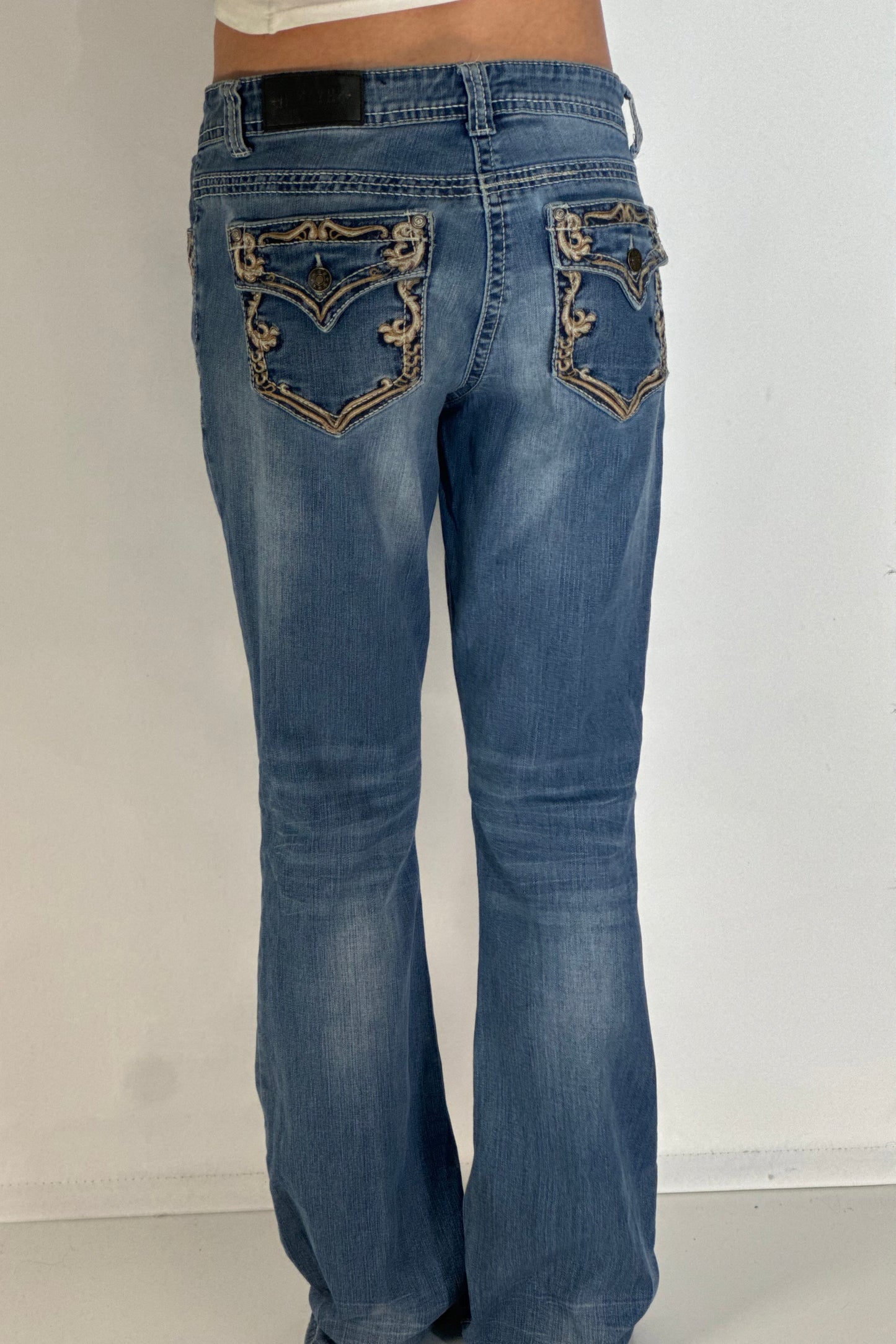 Lågmidjade jeans stl: S
