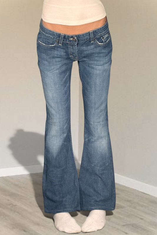Lågmidjade jeans stl: S