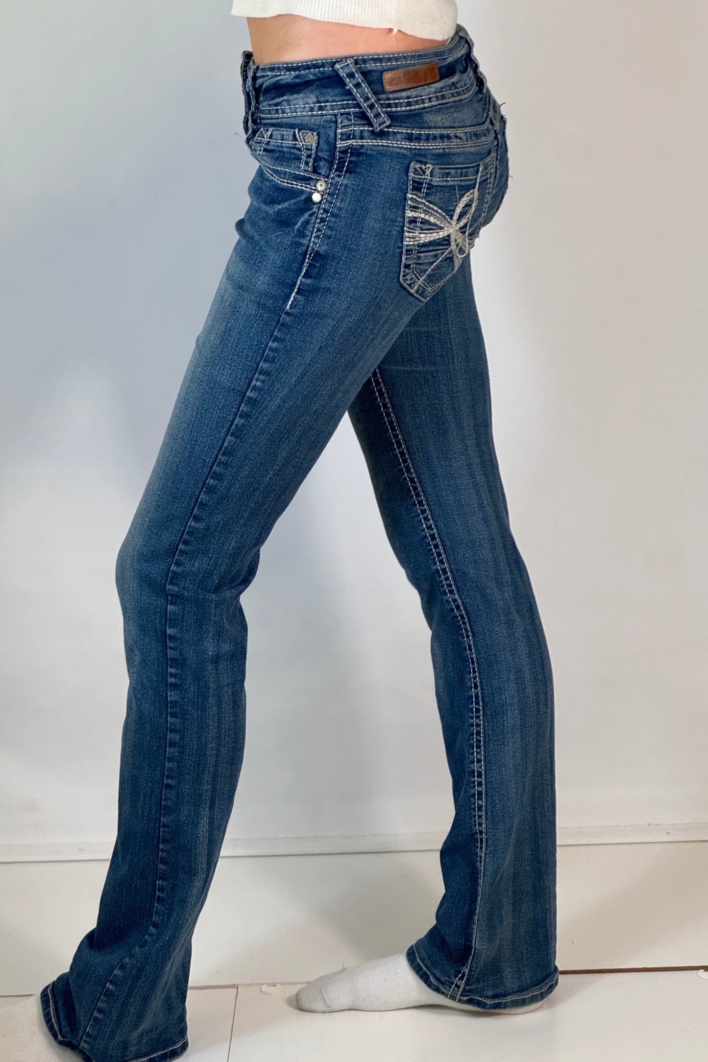 Lågmidjade jeans stl: XXS