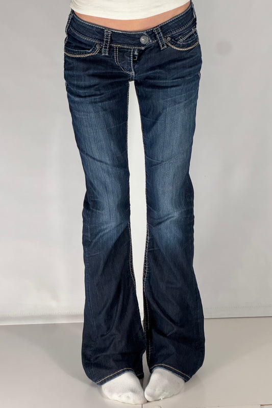 Lågmidjade jeans stl: S