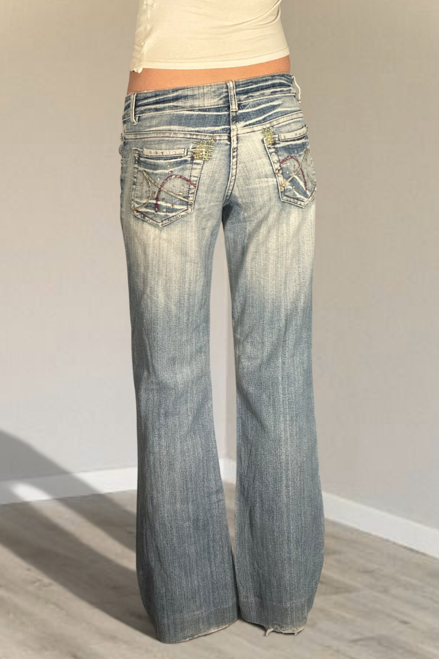 Lågmidjade jeans stl: XS