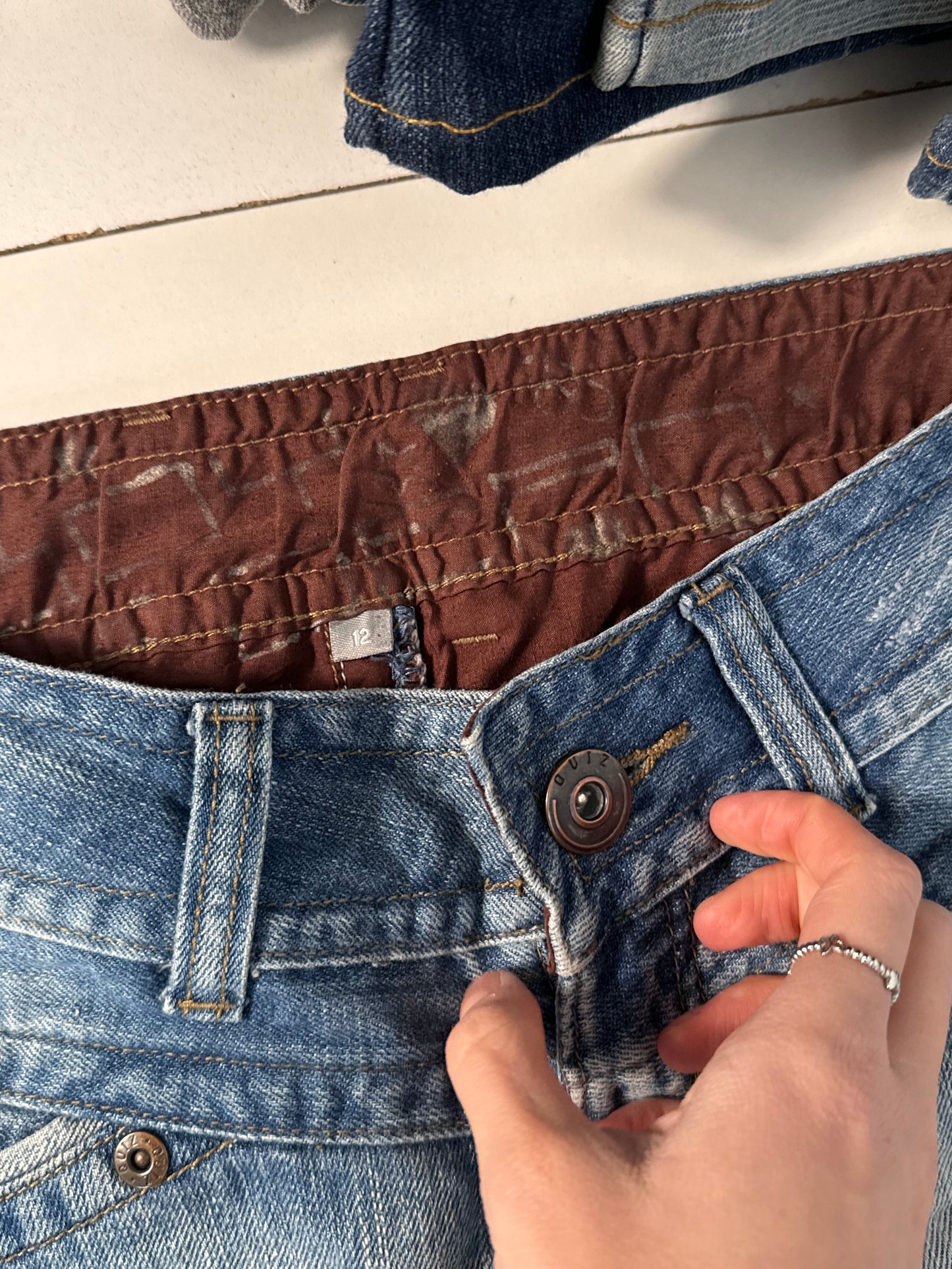Lågmidjade jeans stl: M