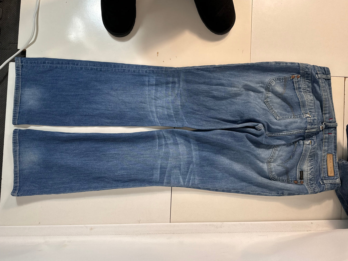 Lavtaljede jeans str: S