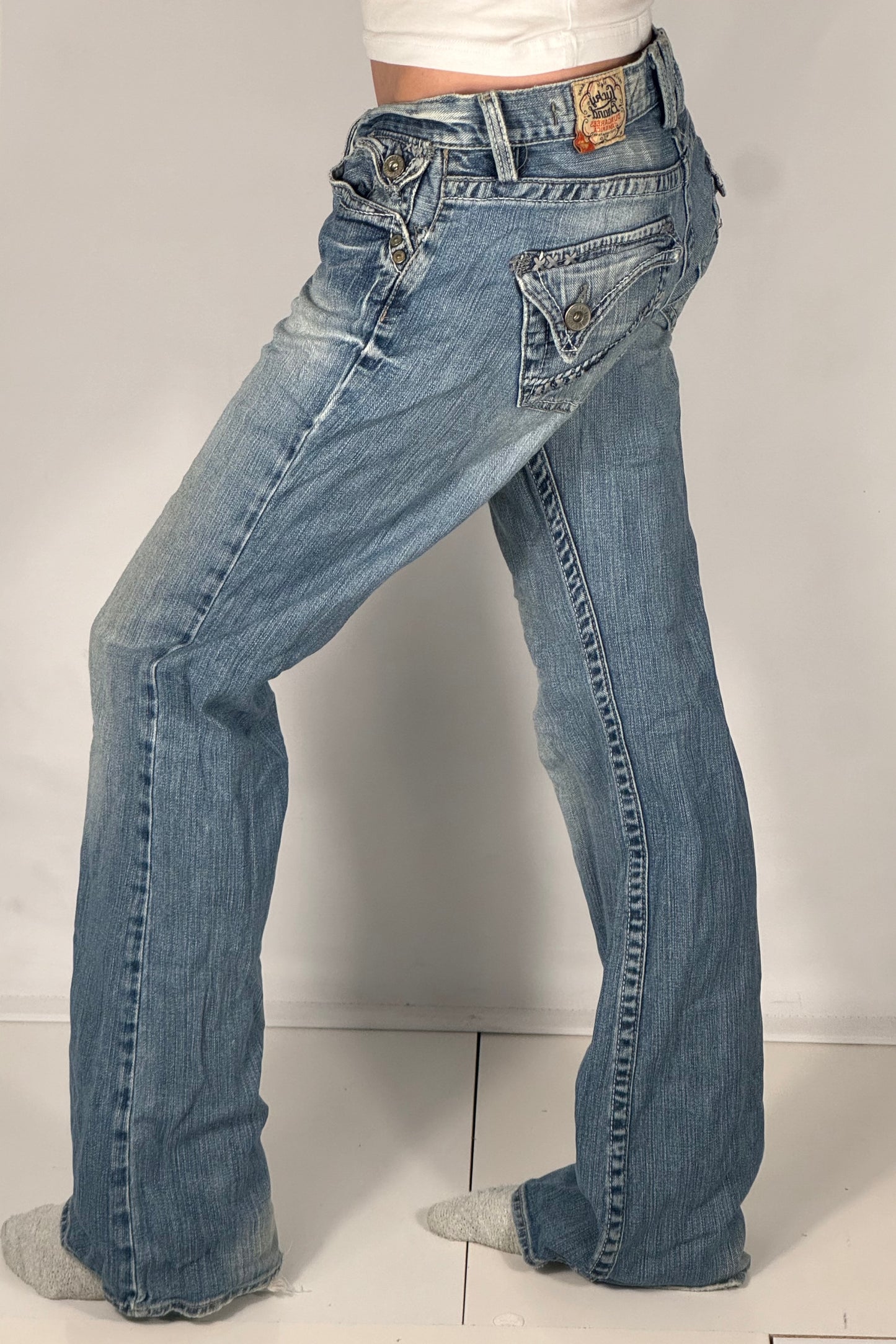Lavtaljede jeans str: M