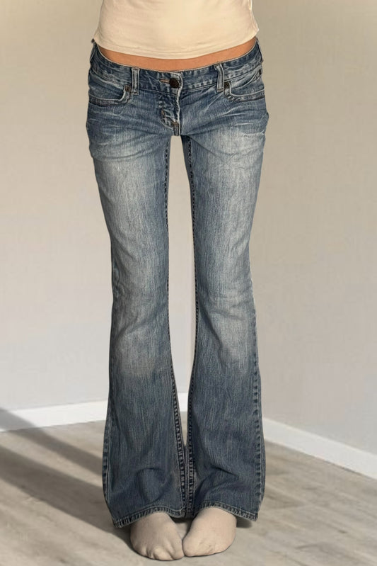 Lågmidjade jeans stl: S
