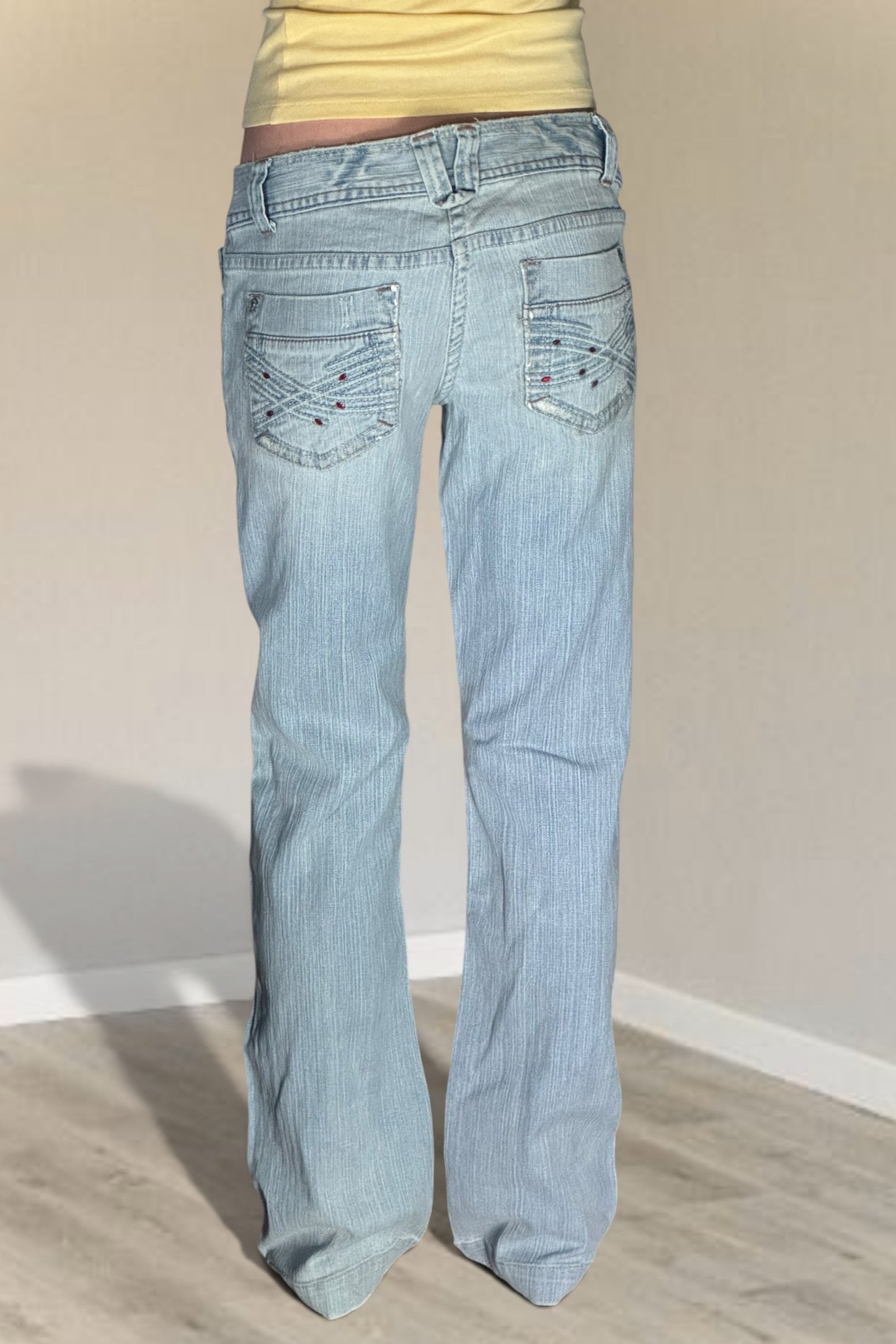 Lågmidjade jeans stl: S
