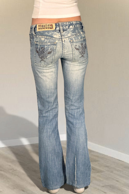 Lågmidjade jeans stl: XXXS