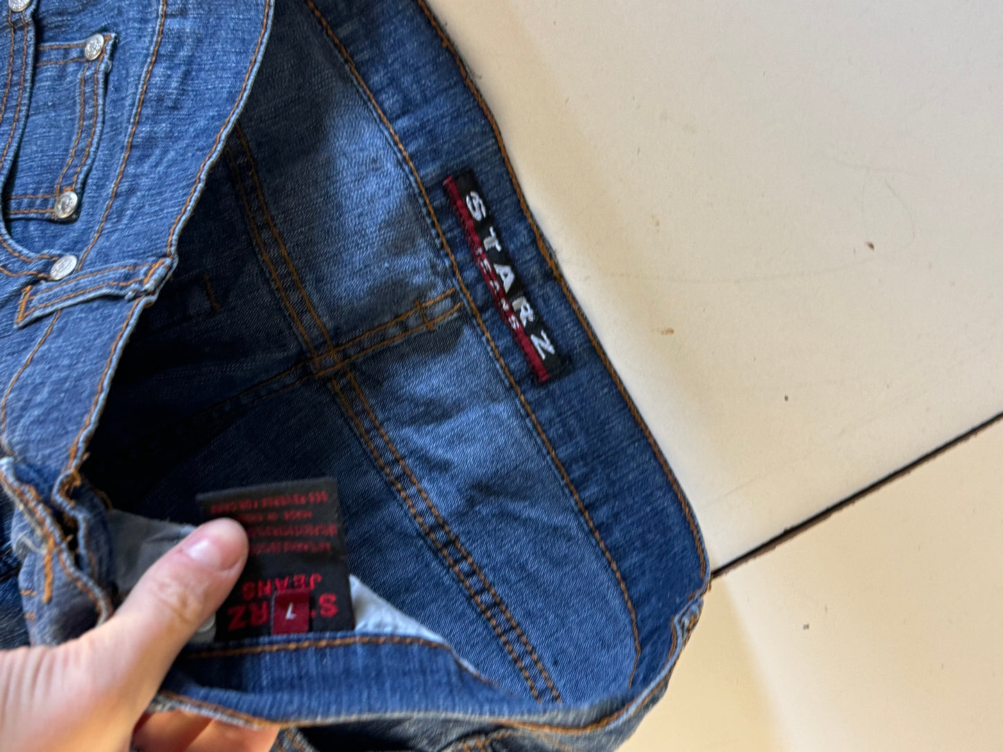 Lågmidjade jeans stl: S
