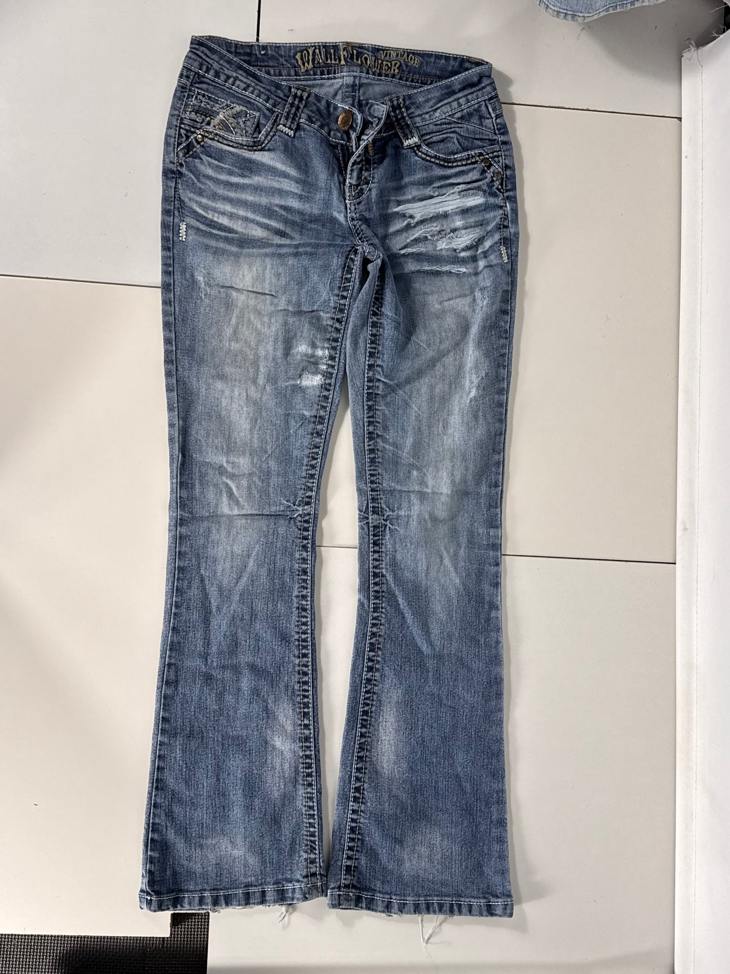 Lågmidjade jeans stl: S