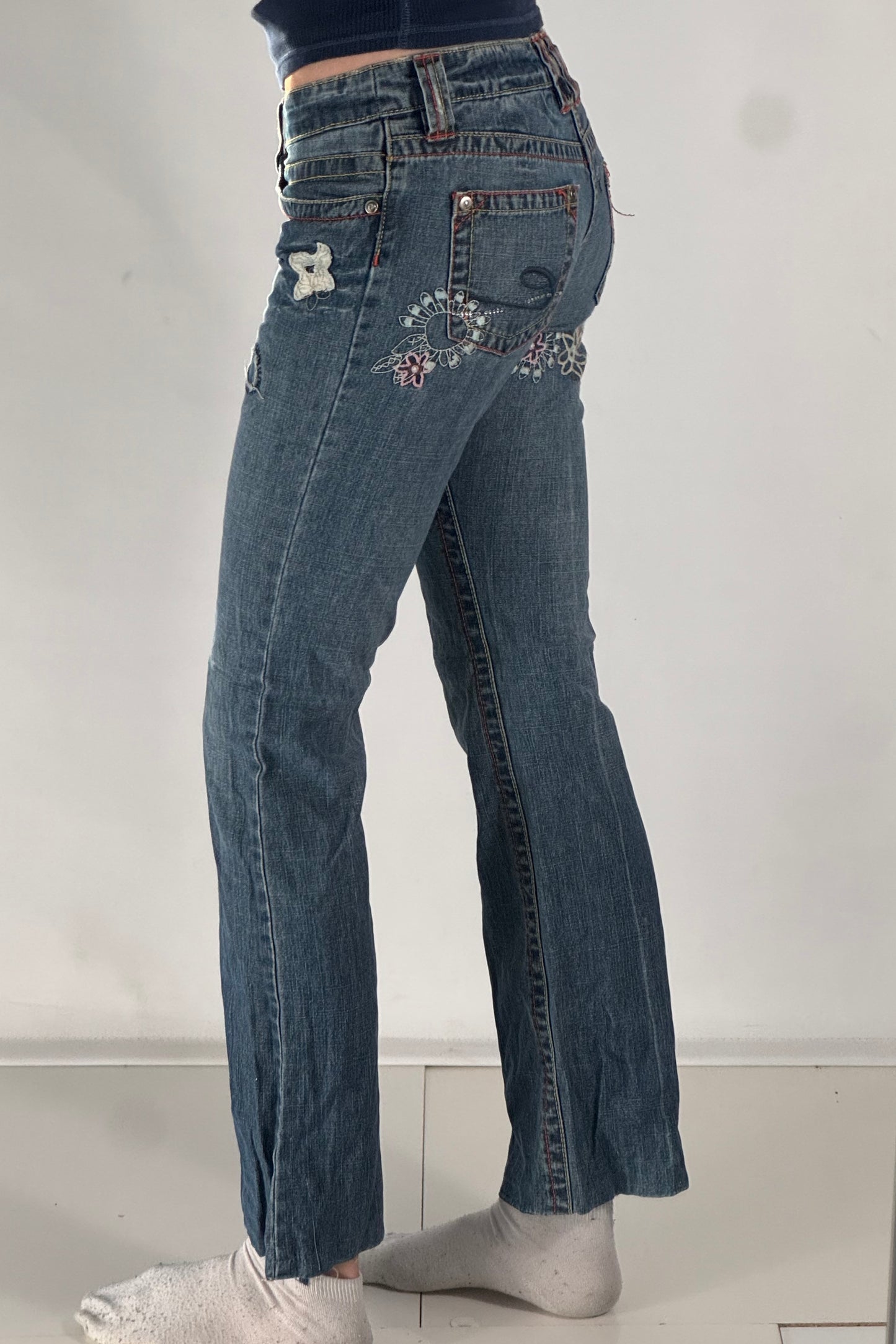 Lågmidjade jeans stl: XS