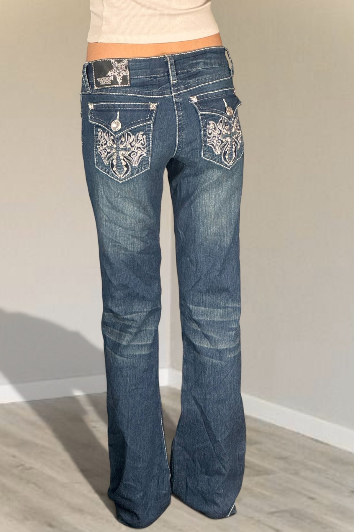 Lågmidjade jeans stl: S
