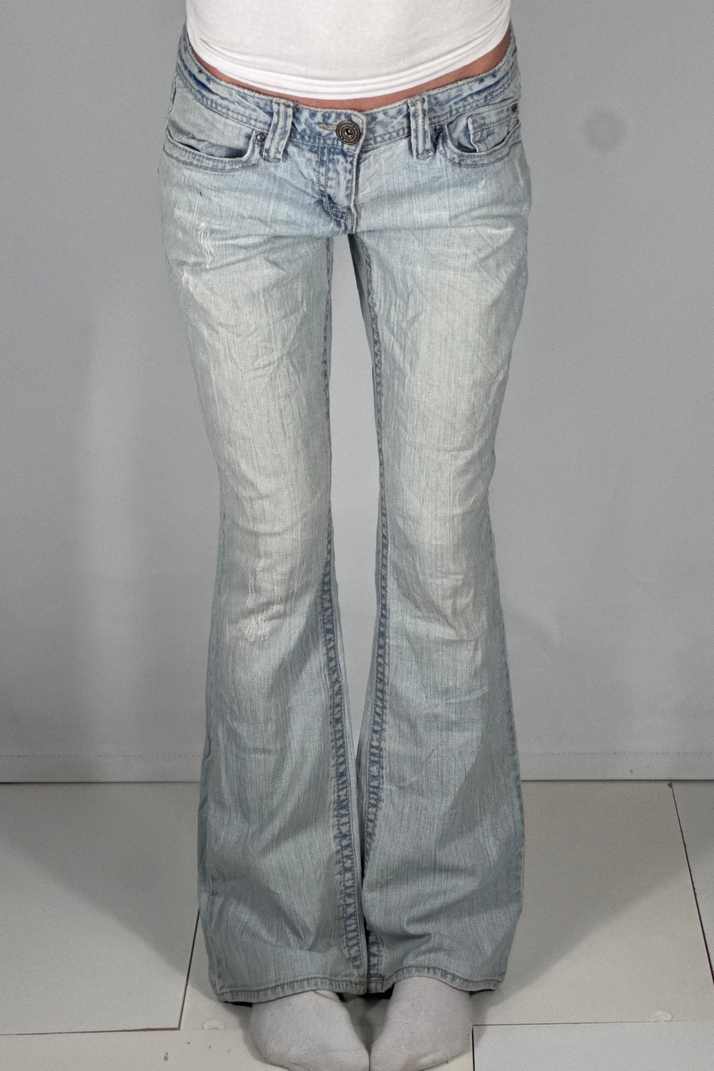 Lågmidjade jeans stl: S