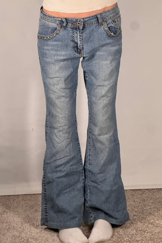 Lågmidjade jeans stl: M