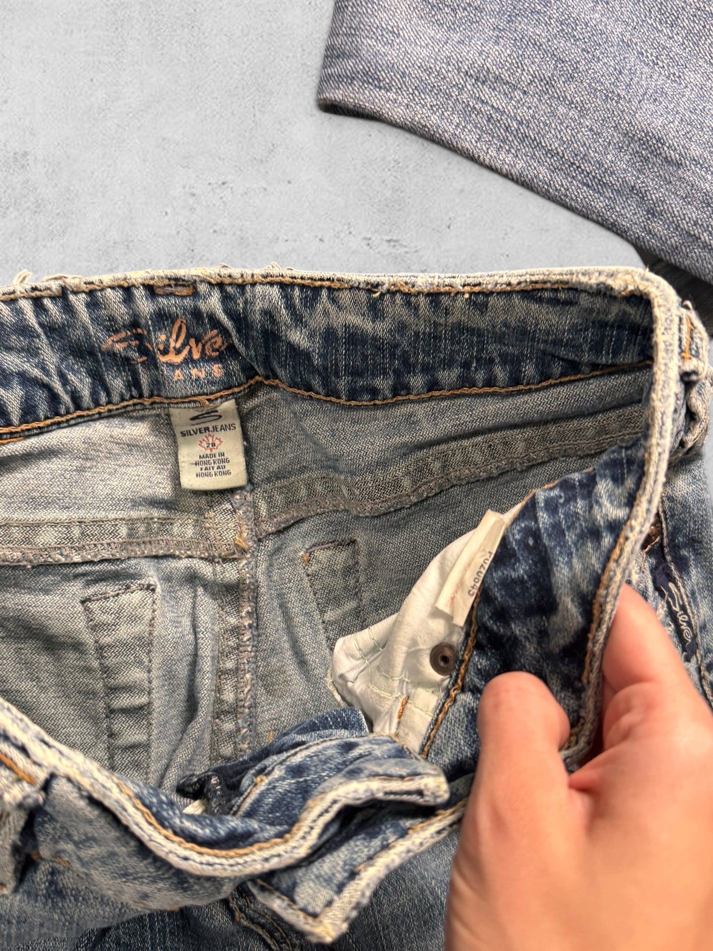Lågmidjade jeans stl: XS