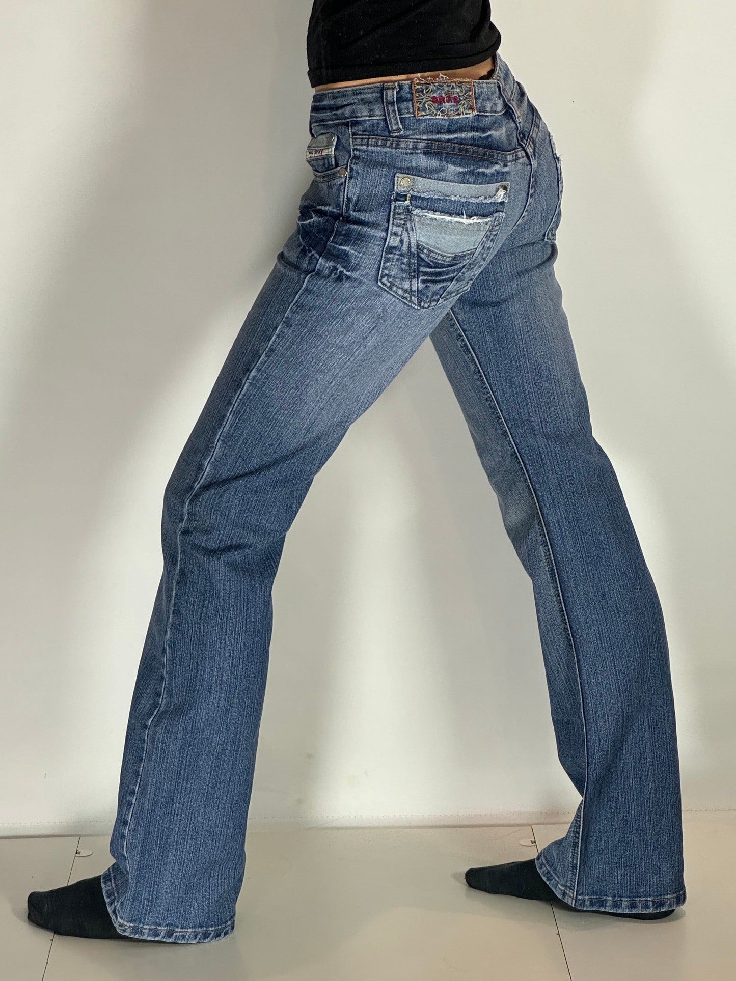 Lågmidjade jeans stl: S