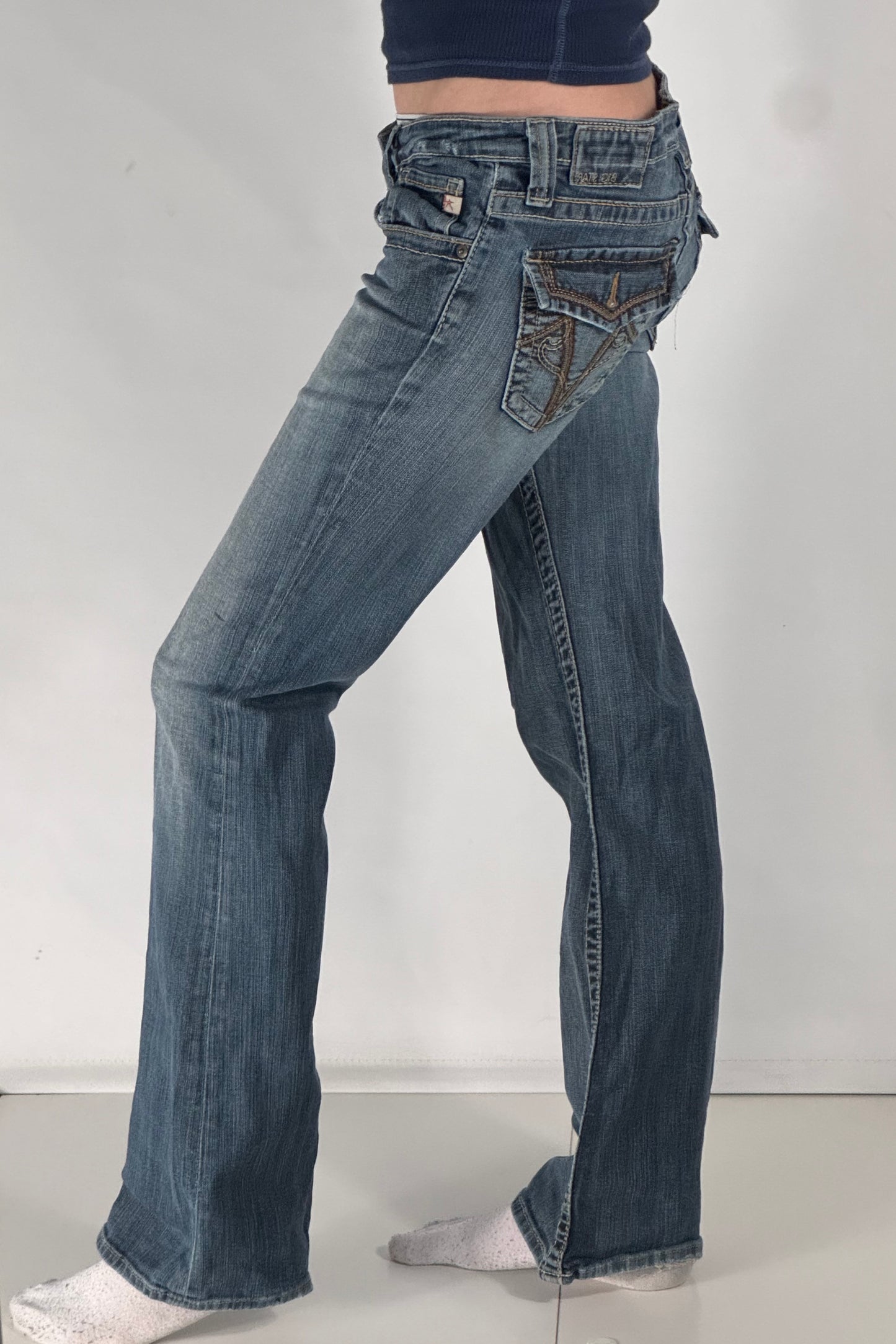 Lågmidjade jeans stl: S