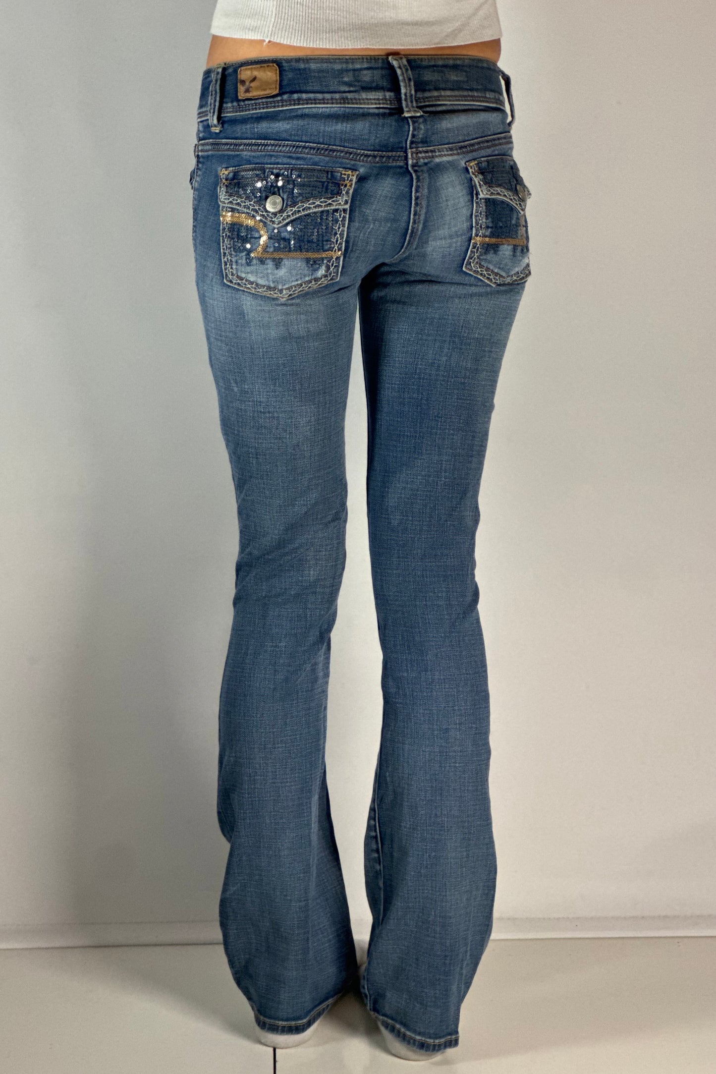 Lågmidjade jeans stl: XXS