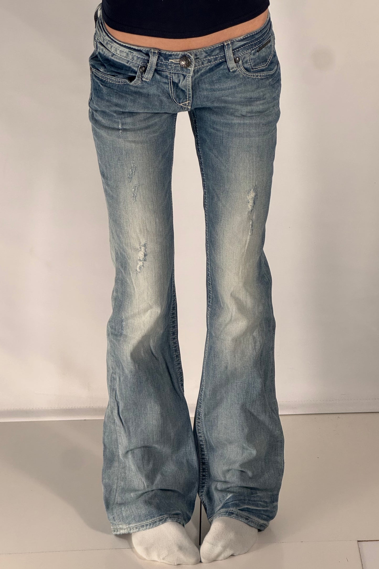 Lågmidjade jeans stl: XS