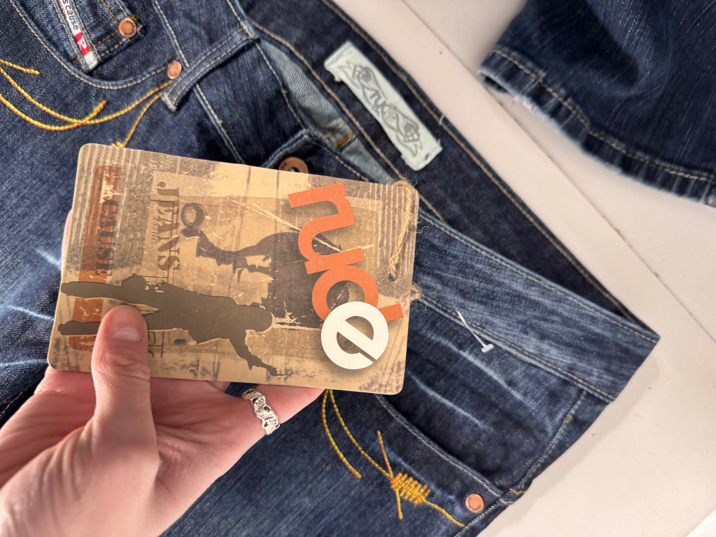 Lågmidjade jeans stl: M (W30/L34)